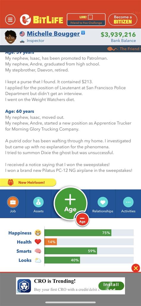 bitlife sweepstakes|Finally won the sweepstakes and it was an amazing prize : r/bitlife.